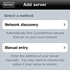 Adding a Server